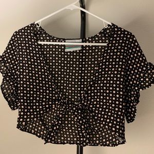 Urban Outfitters Tie-Front Blouse